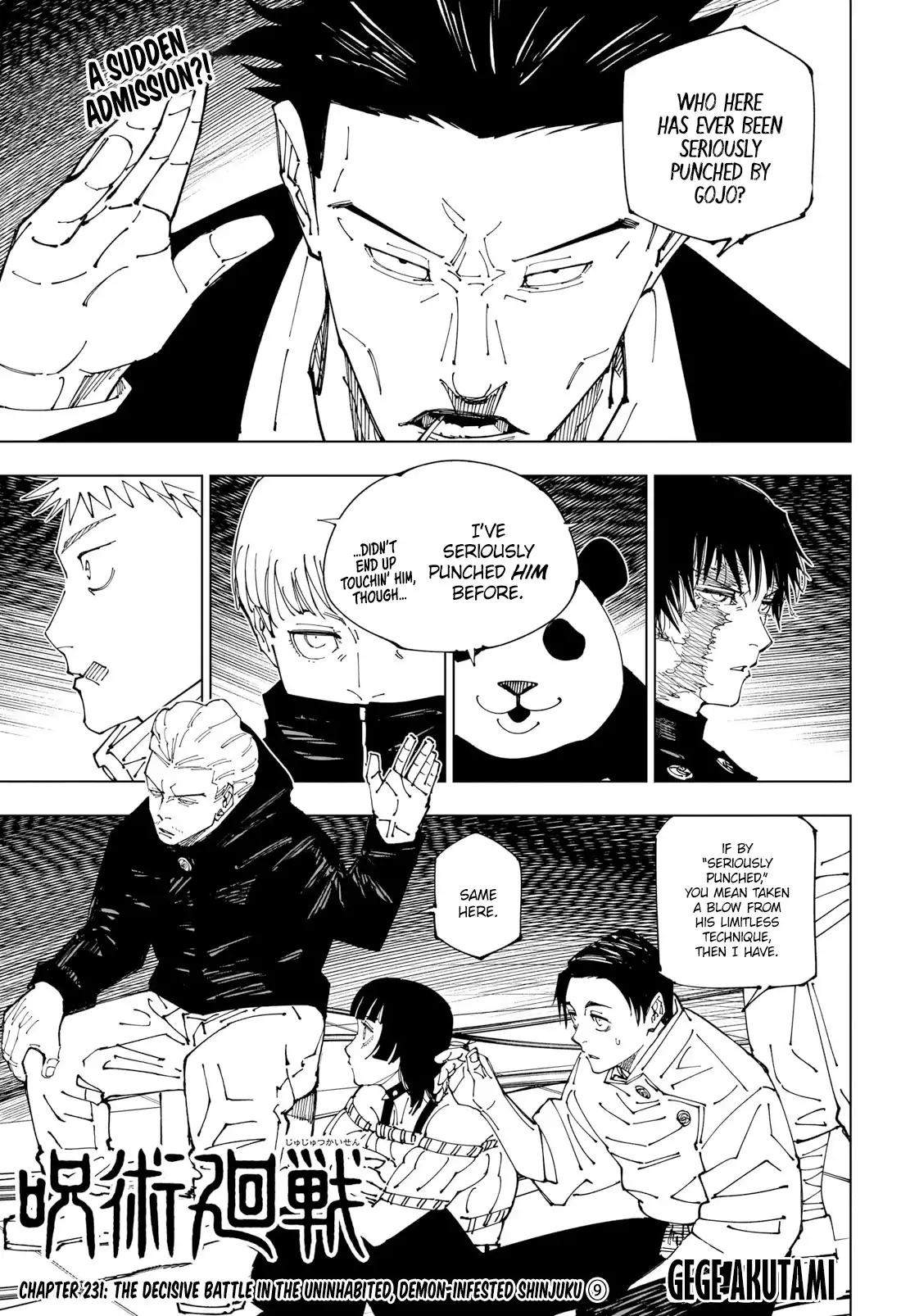 Read Jujutsu Kaisen Manga Online
