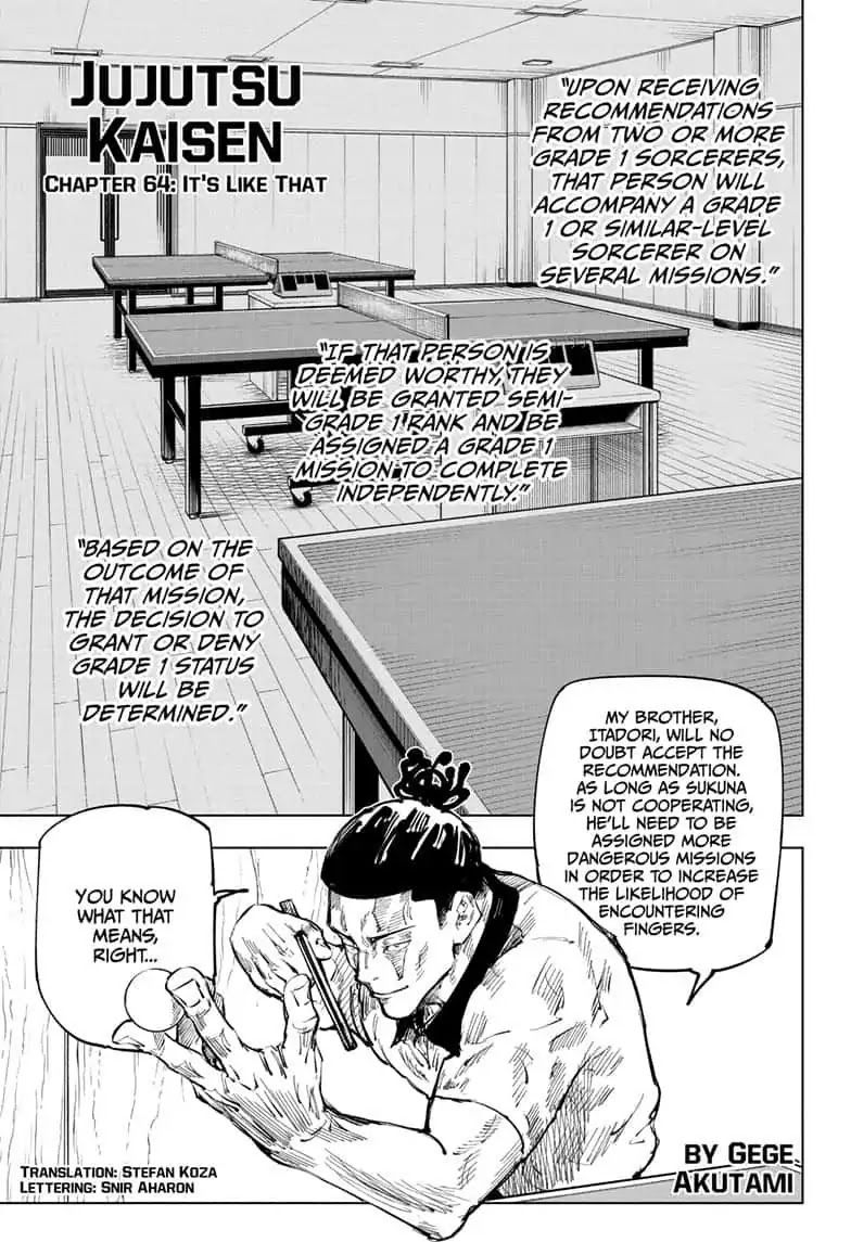 Read Jujutsu Kaisen Manga Online