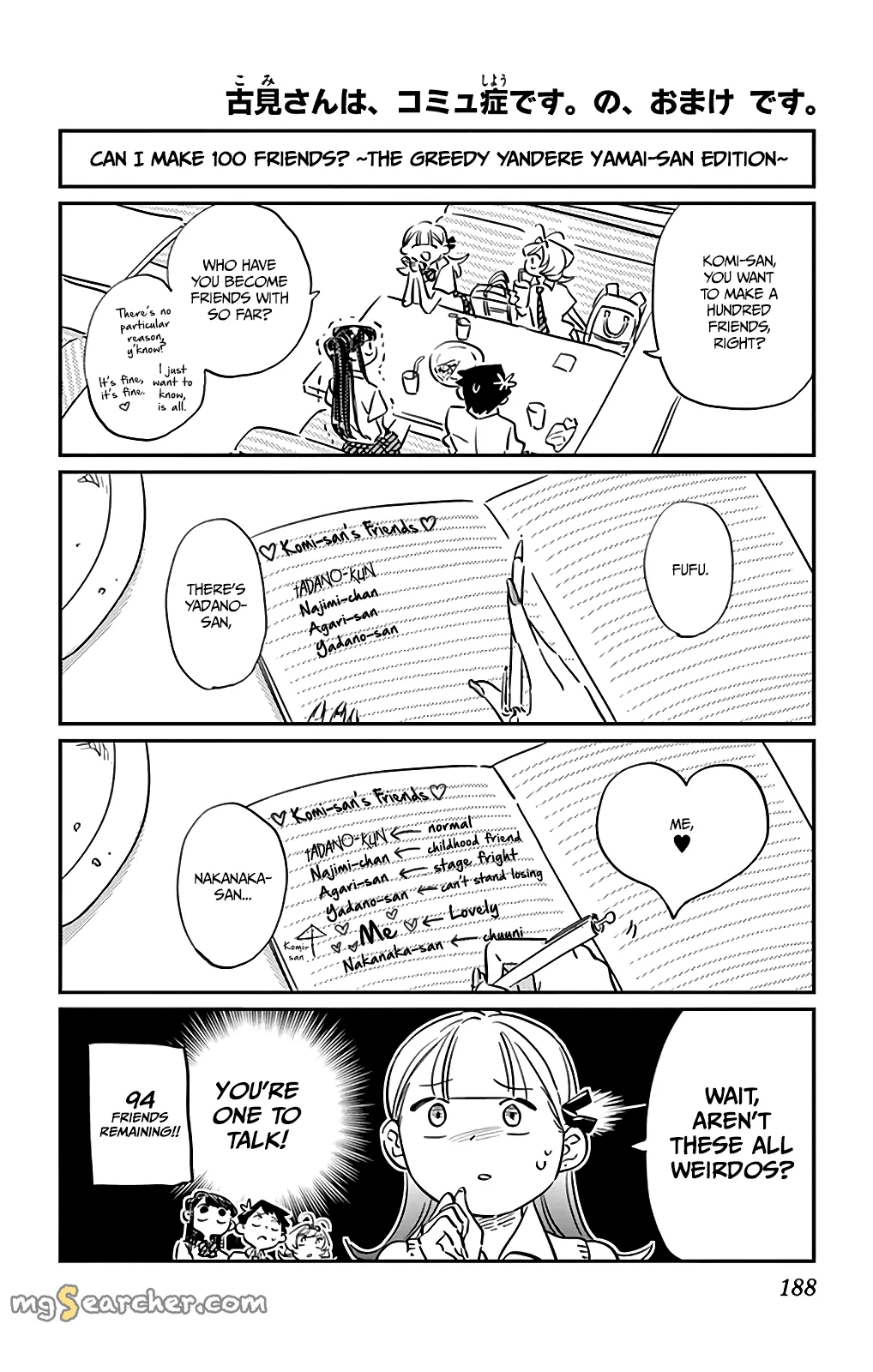 Read Komi Can't Communicate Manga Online
