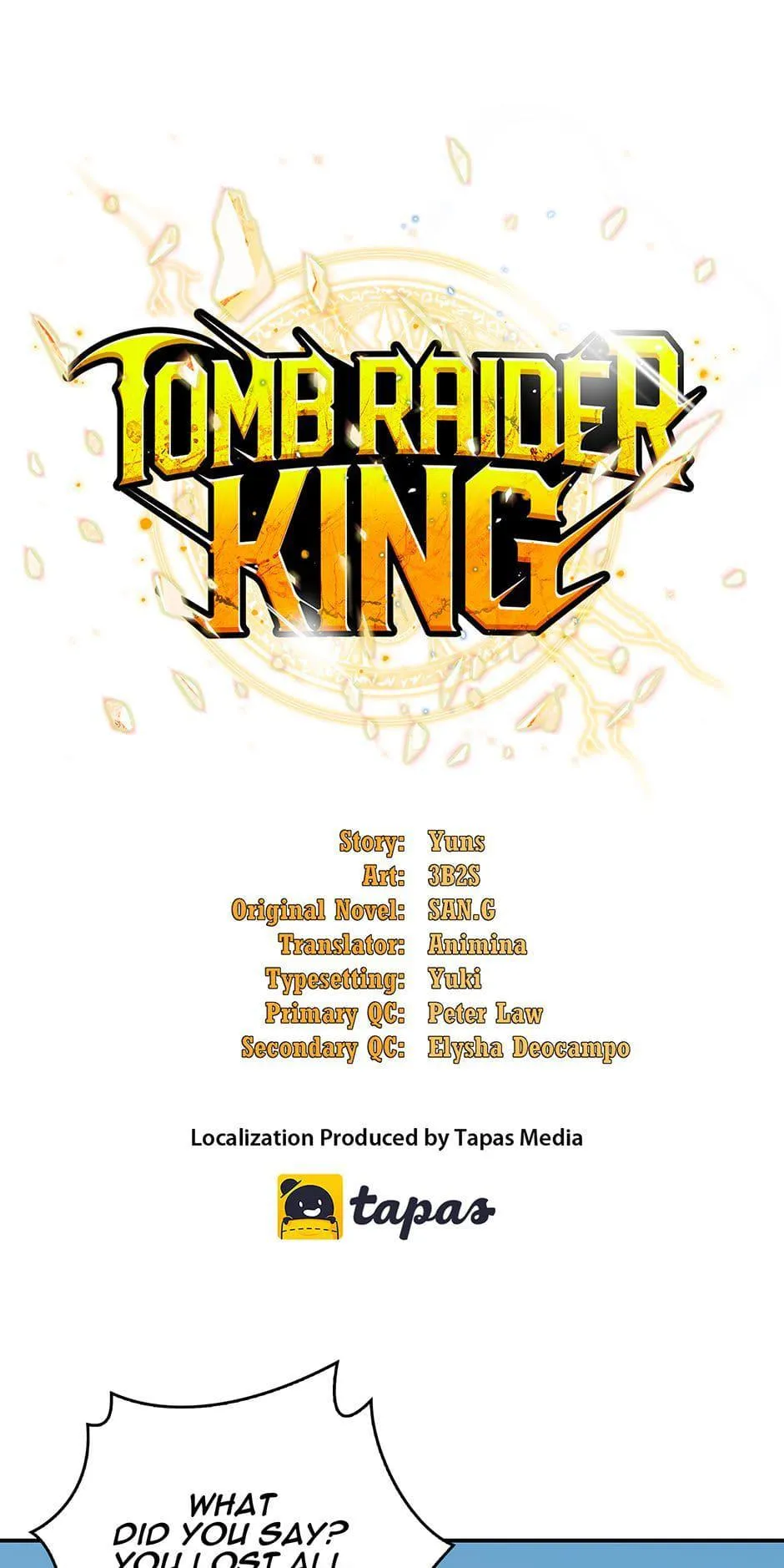 Read Tomb Raider King Manga Online